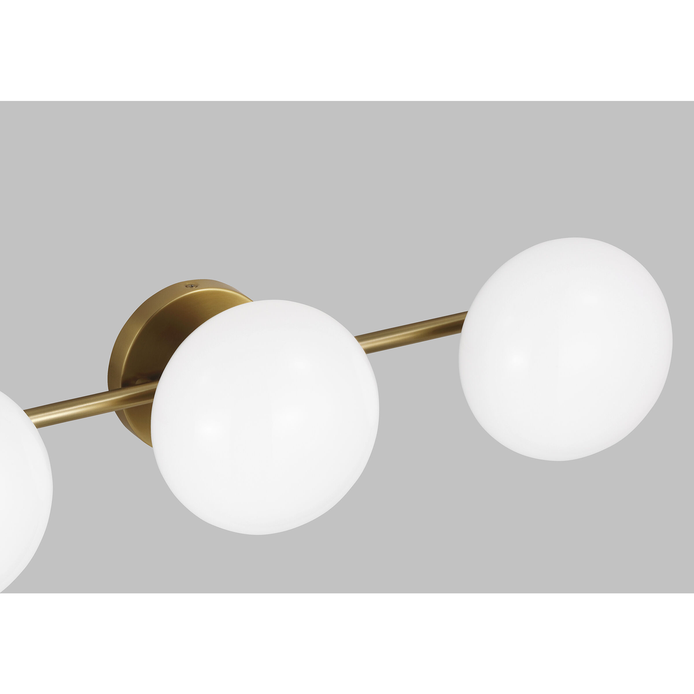 ED Ellen DeGeneres Lune 3 Light 27.38 inch Burnished Brass Vanity Light Wall Light