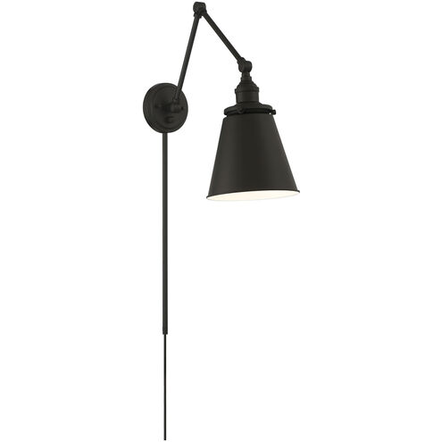 Bayard 25 inch 60.00 watt Matte Black Swing Arm Wall Wall Light