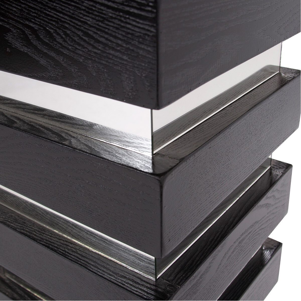 Stepped 35 X 12 inch Espresso Brown Pedestal