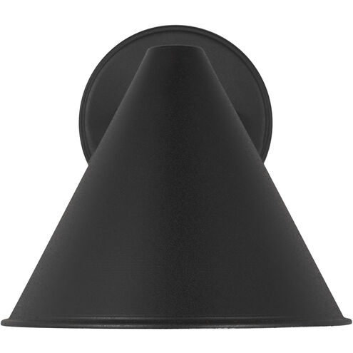 Crittenden 1 Light 7.63 inch Black Outdoor Wall Lantern, Small