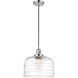 Franklin Restoration Bell LED 12 inch Polished Nickel Mini Pendant Ceiling Light