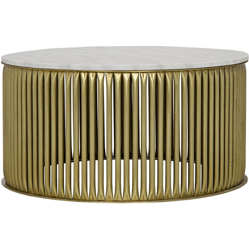 Lenox 36 X 36 inch Antique Brass Coffee Table