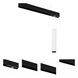 Ventrix 1 Light 48 Black Track Fixtures Ceiling Light