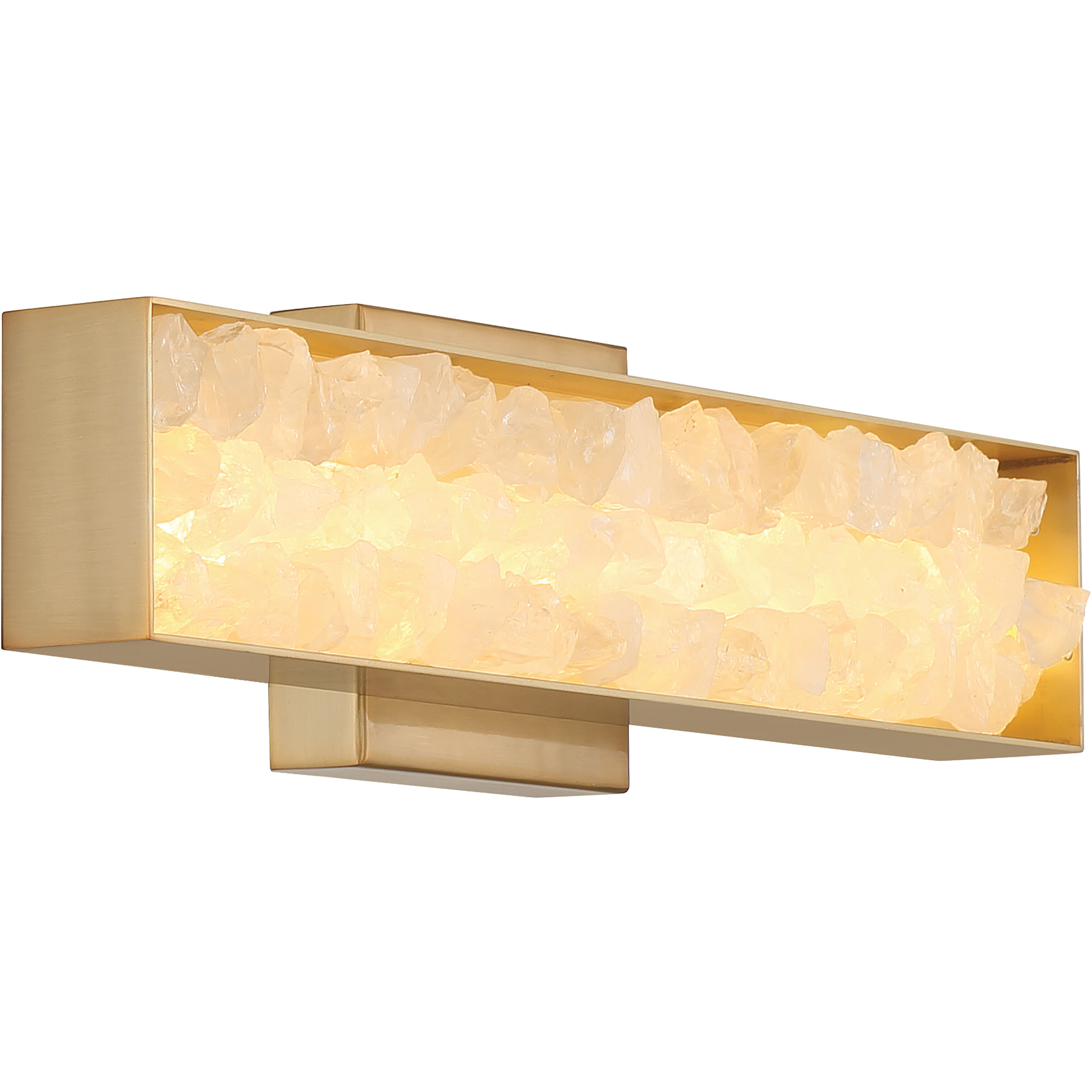 Divinely LED 3 inch Celeste Brass ADA Wall Sconce Wall Light