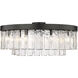 Ciara 9 Light 27 inch Peruvian Silver Semi-Flush Mount Ceiling Light