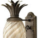 Plantation Outdoor Wall Mount Lantern in Pearl Bronze, Small