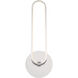 Charmed LED 7 inch Brushed Nickel Bath Vanity & Wall Light, dweLED