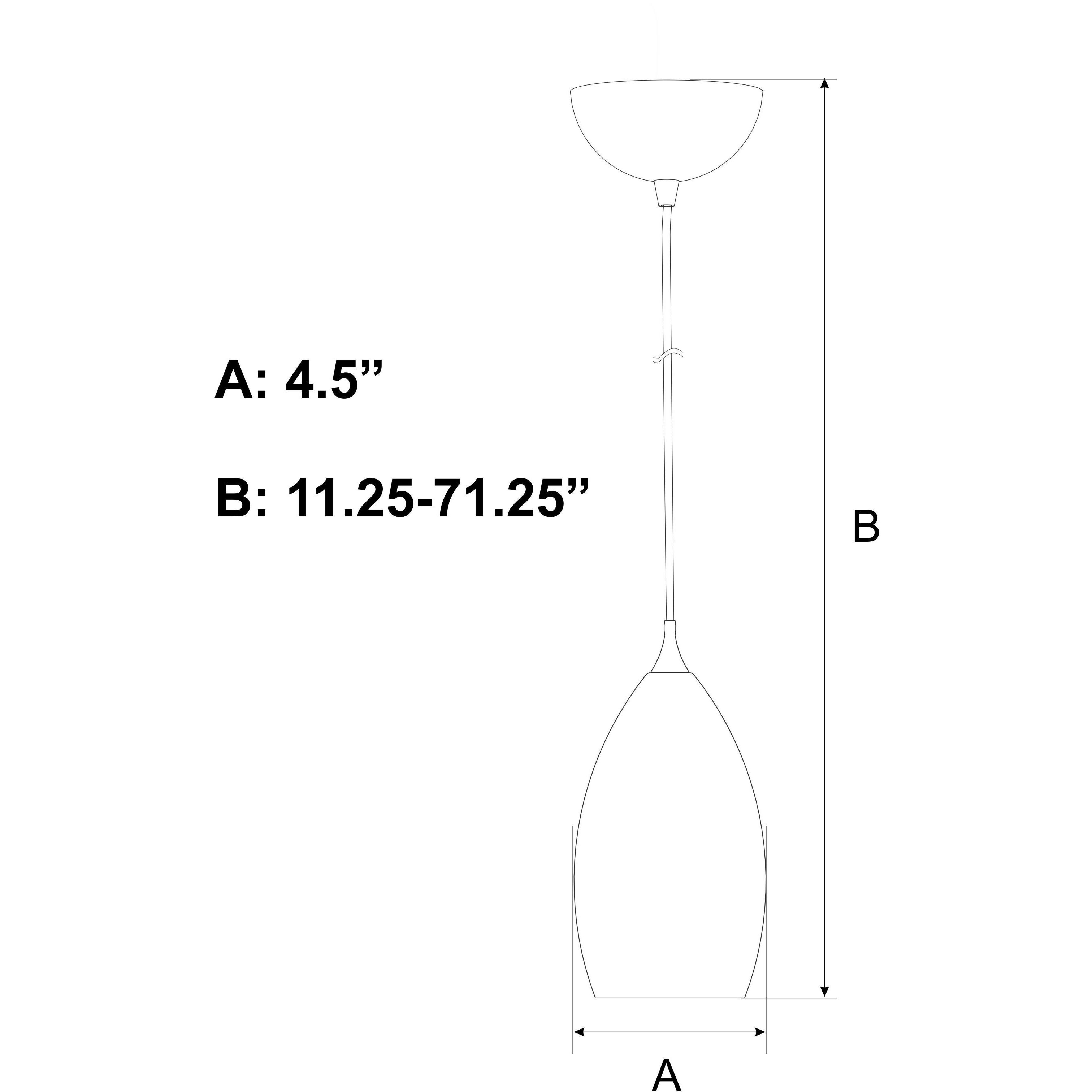 Milano LED 4.5 inch Satin Nickel Mini Pendant Ceiling Light