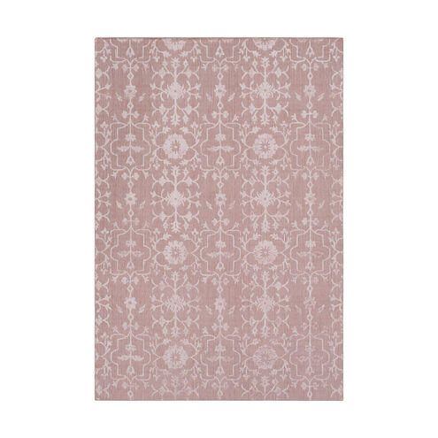 Norval 156 X 108 inch Blush/Rose Rugs, Viscose and Wool
