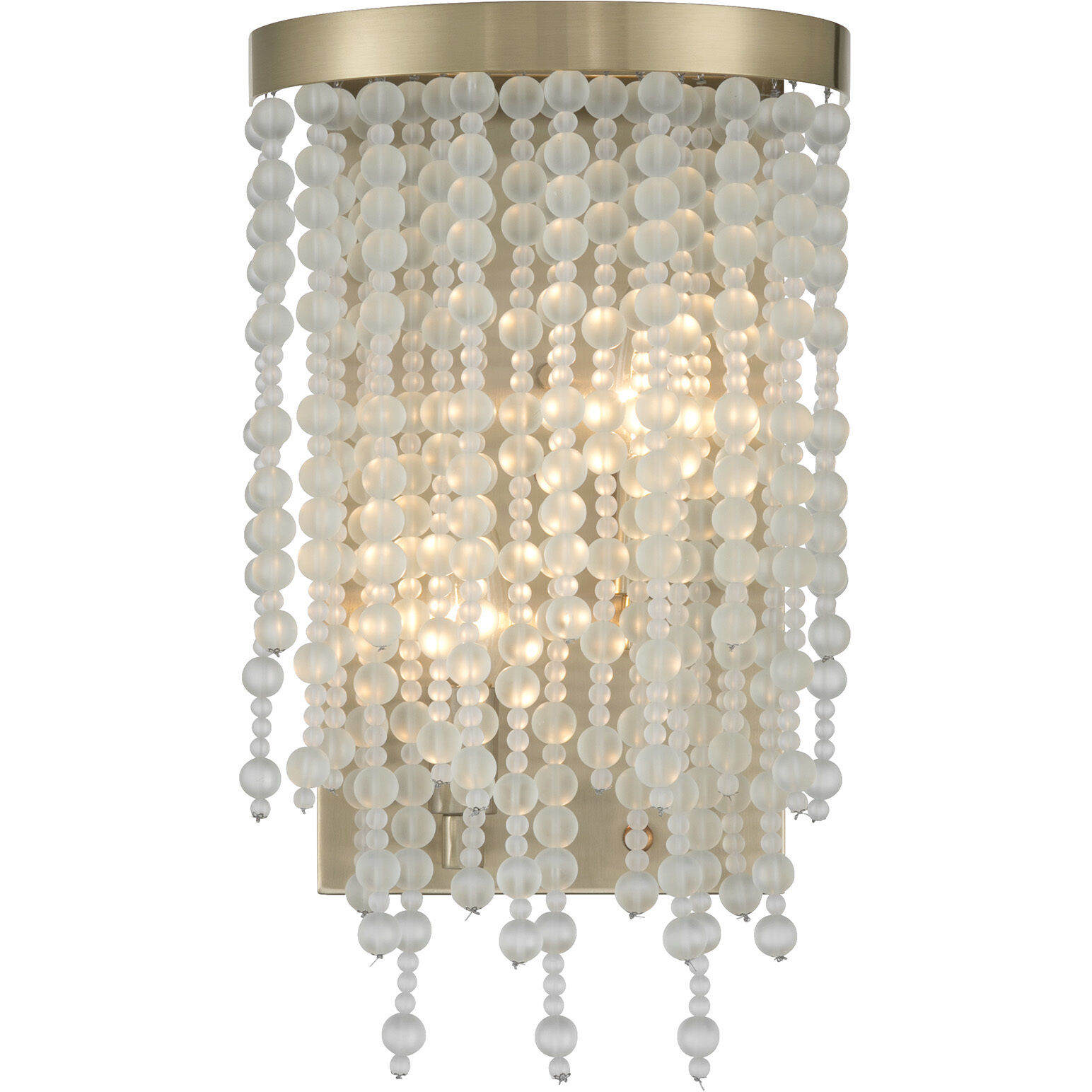 Jeanette 2 Light 9 inch Noble Brass Wall Sconce Wall Light