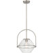 Coralyn 1 Light 13.25 inch Brushed Nickel Pendant Ceiling Light