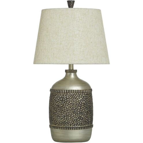 Henry 29 inch 100.00 watt Winthrop Bronze and Silver Table Lamp Portable Light
