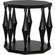Marceo 26 X 26 inch Hand Rubbed Black Side Table