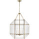 Suzanne Kasler Morrison 4 Light 23.25 inch Satin Brass Pendant Ceiling Light