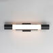 Canello LED 24.5 inch Black Outdoor Wall Mount