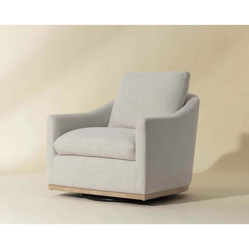 Corbin Effie Linen Swivel Lounge Chair