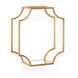 Jamie Merida 17 inch Antique Gold Leaf/Clear Wall Bracket Wall Light
