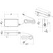 Under Cabinet Strip 2.75 inch White Under Cabinet Accessories
