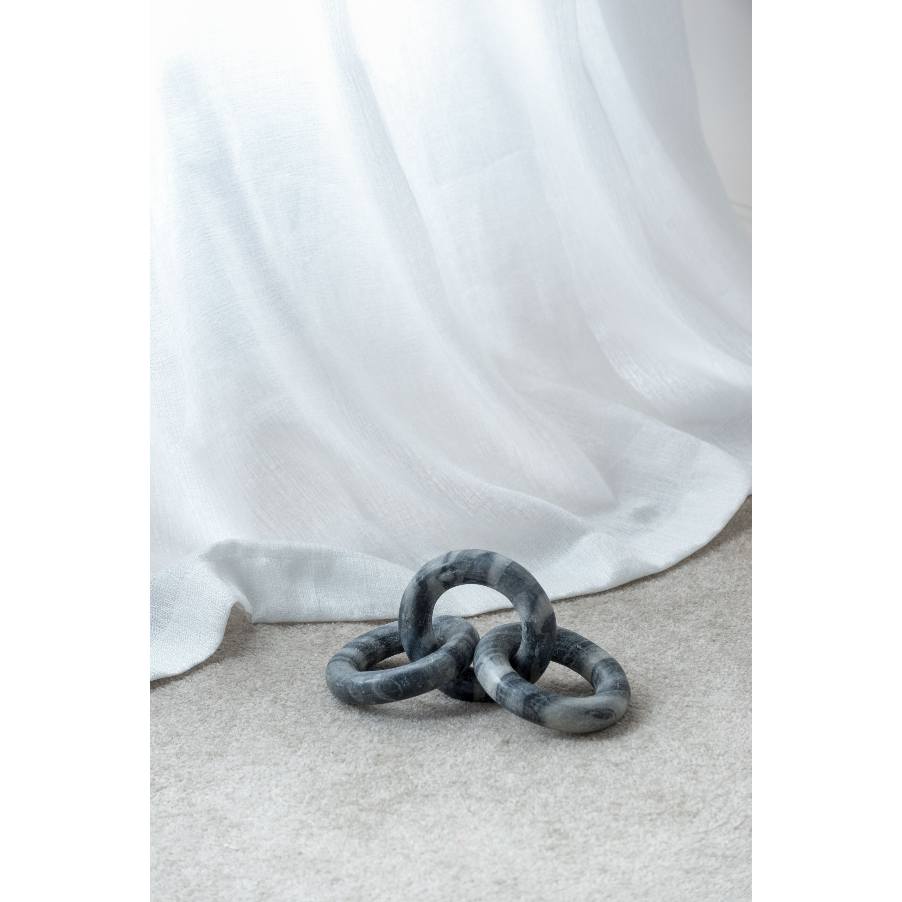 Anita Black Marble Chain