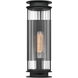 Vessaro 1 Light 17 inch Sand Coal Black Outdoor Wall Sconce