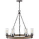 Open Air Sawyer LED 24 inch Sequoia with Iron Rust Outdoor Hanging