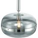 Nottingham 1 Light 13.75 inch Nickel Pendant Ceiling Light