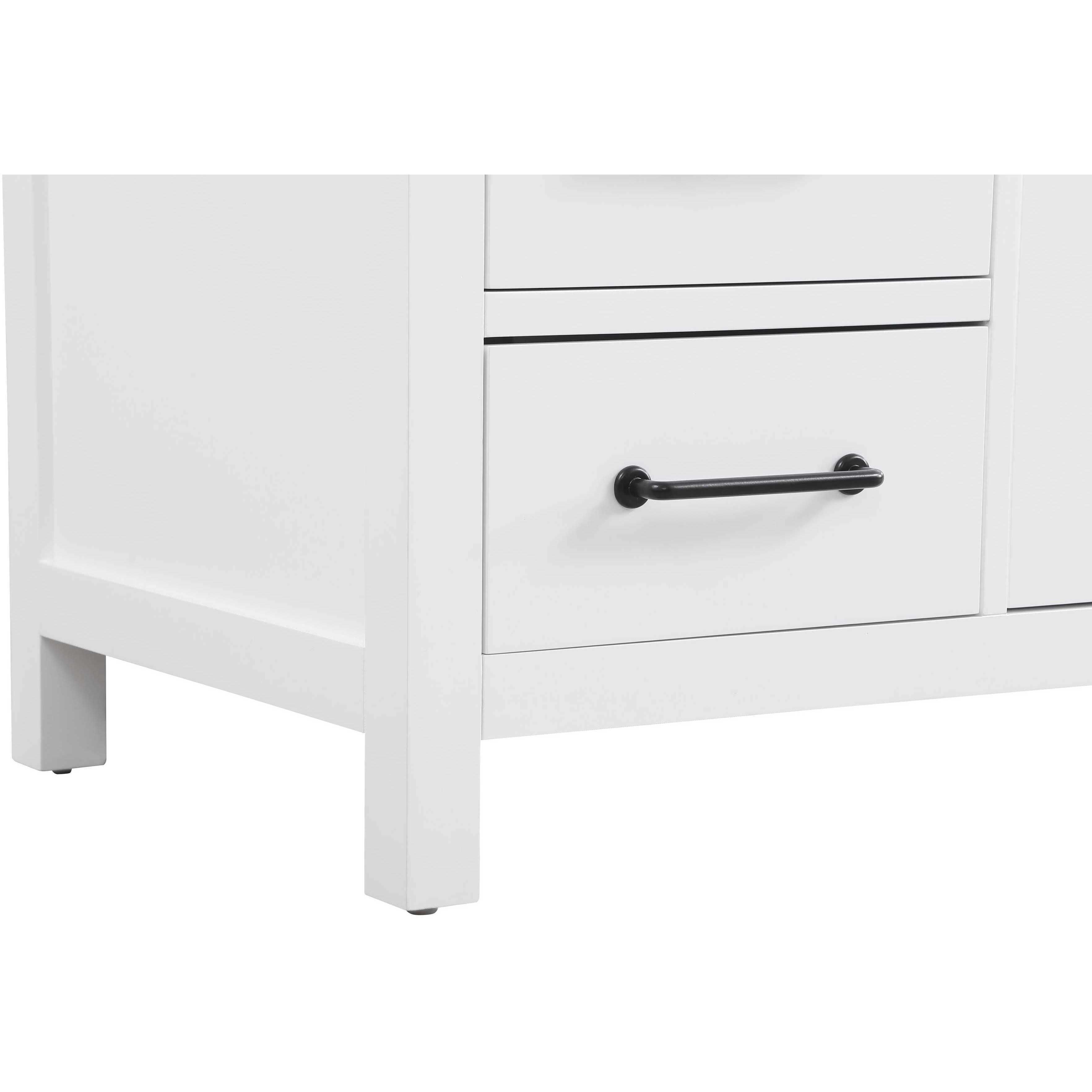 Nathan 48 X 34 inch White Bathroom Vanity Cabinet
