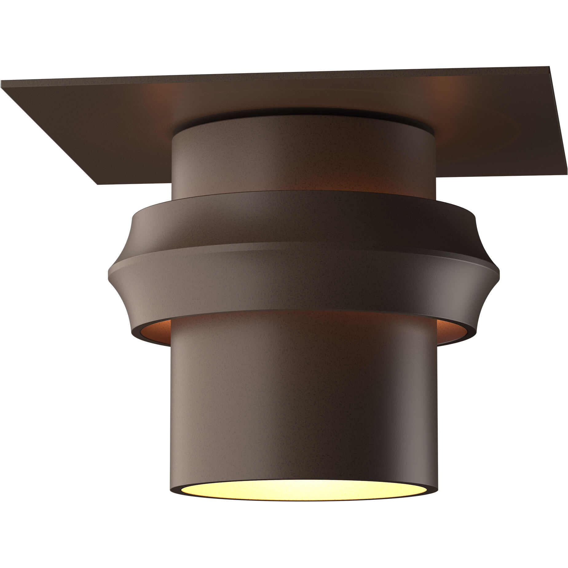 Twilight 1 Light 9 inch Coastal Bronze Outdoor Semi-Flush