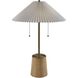 Ophelia 27 inch 60.00 watt Antique Brass Table Lamp Portable Light