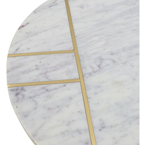 Anita 16.1 inch Brass Spray Occasional Table