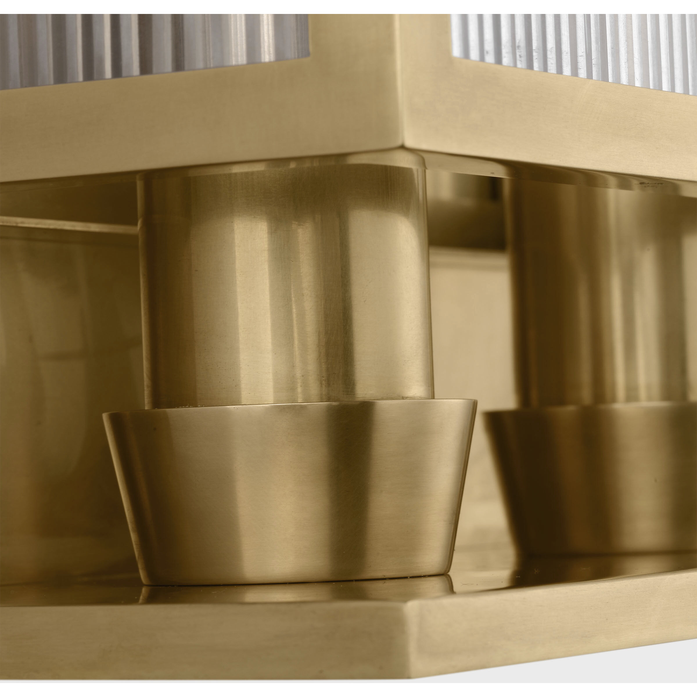 Barbara Barry York LED 10 inch Soft Brass Double Box Sconce Wall Light