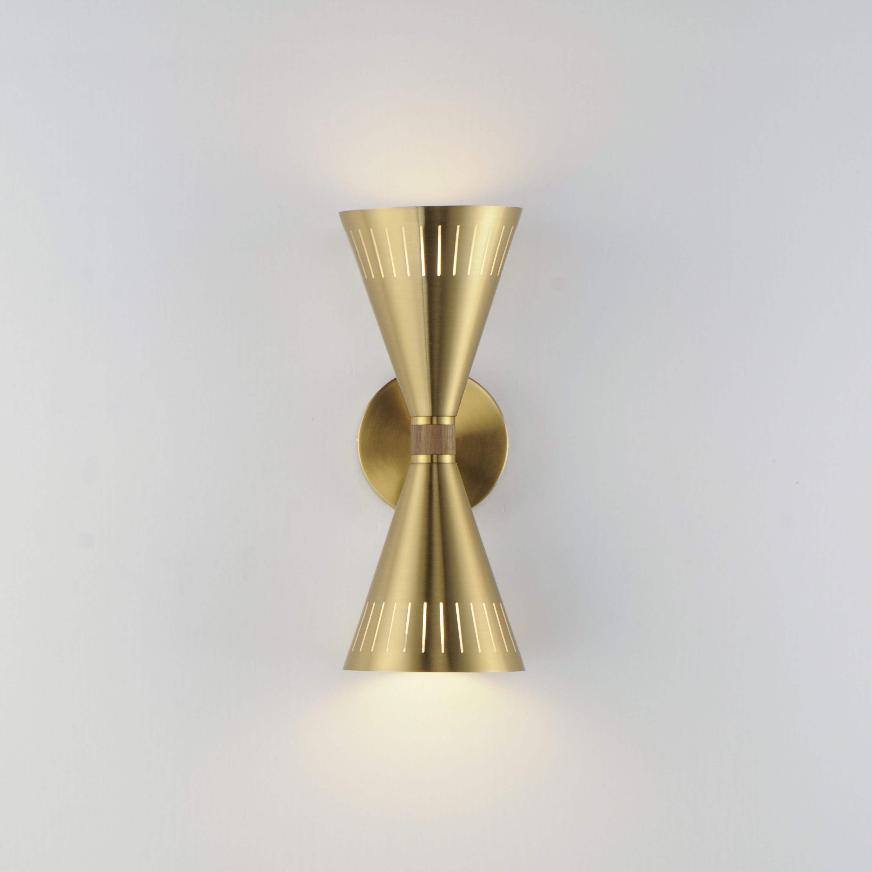 Helsinki 2 Light 5.75 inch Natural Aged Brass Wall Sconce Wall Light