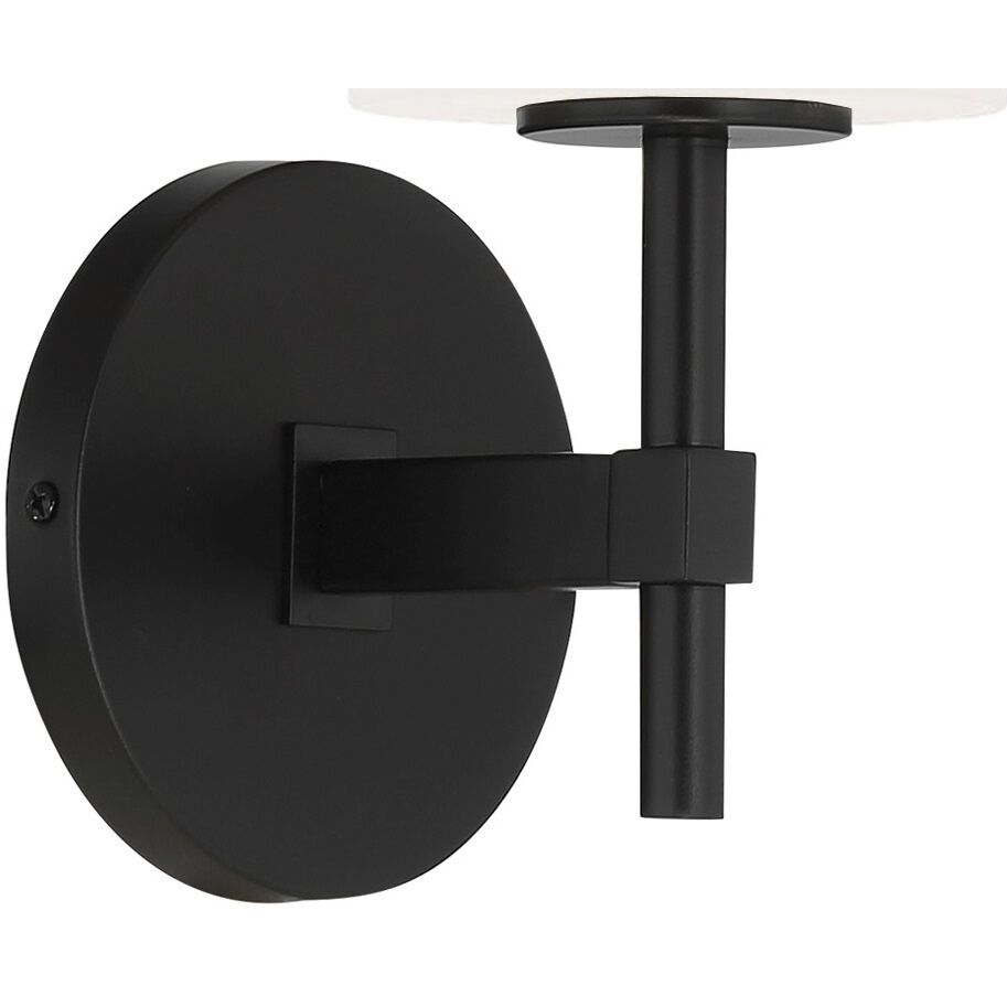 Harleigh 1 Light 6 inch Black Bathroom Vanity Wall Light