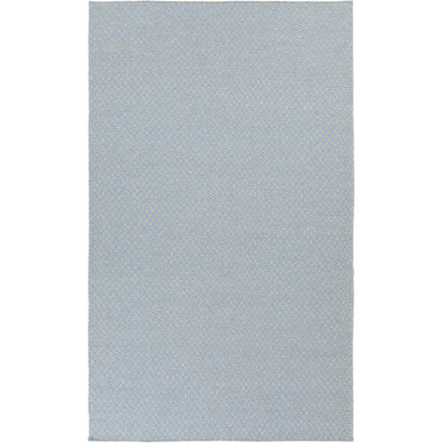 Ravena 36 X 24 inch Sky Blue, Light Gray Rug