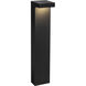 Evans 120-277V 24.00 watt Black Exterior Bollard