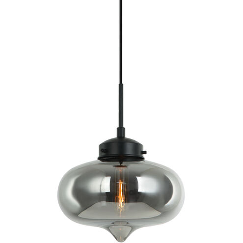 Irresistible Organic Charm 1 Light 10.25 inch Smoke Pendant Ceiling Light