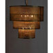 Arena 8 Light 20 inch Antique Brass Pendant Ceiling Light