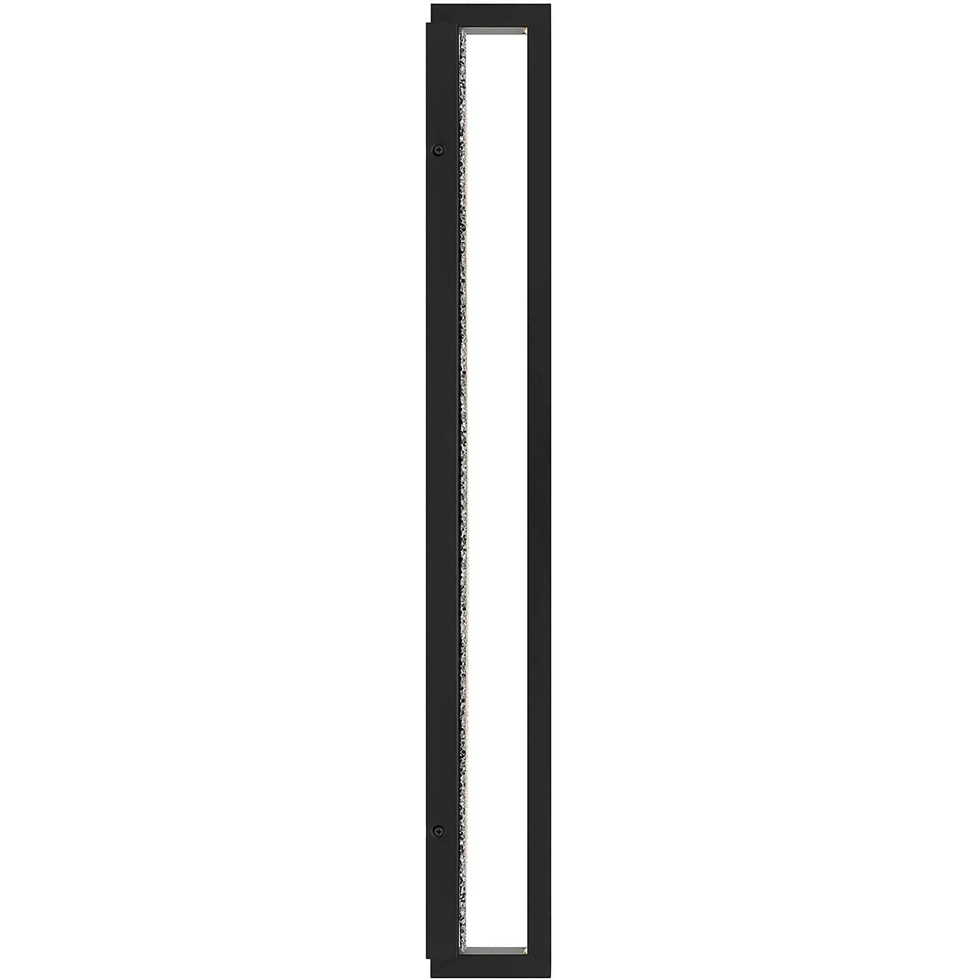 Seafoam LED 32 inch Sand Black Outdoor Wall Sconce