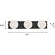 Gates LED 24 inch Satin Brass Vanity Light Wall Light