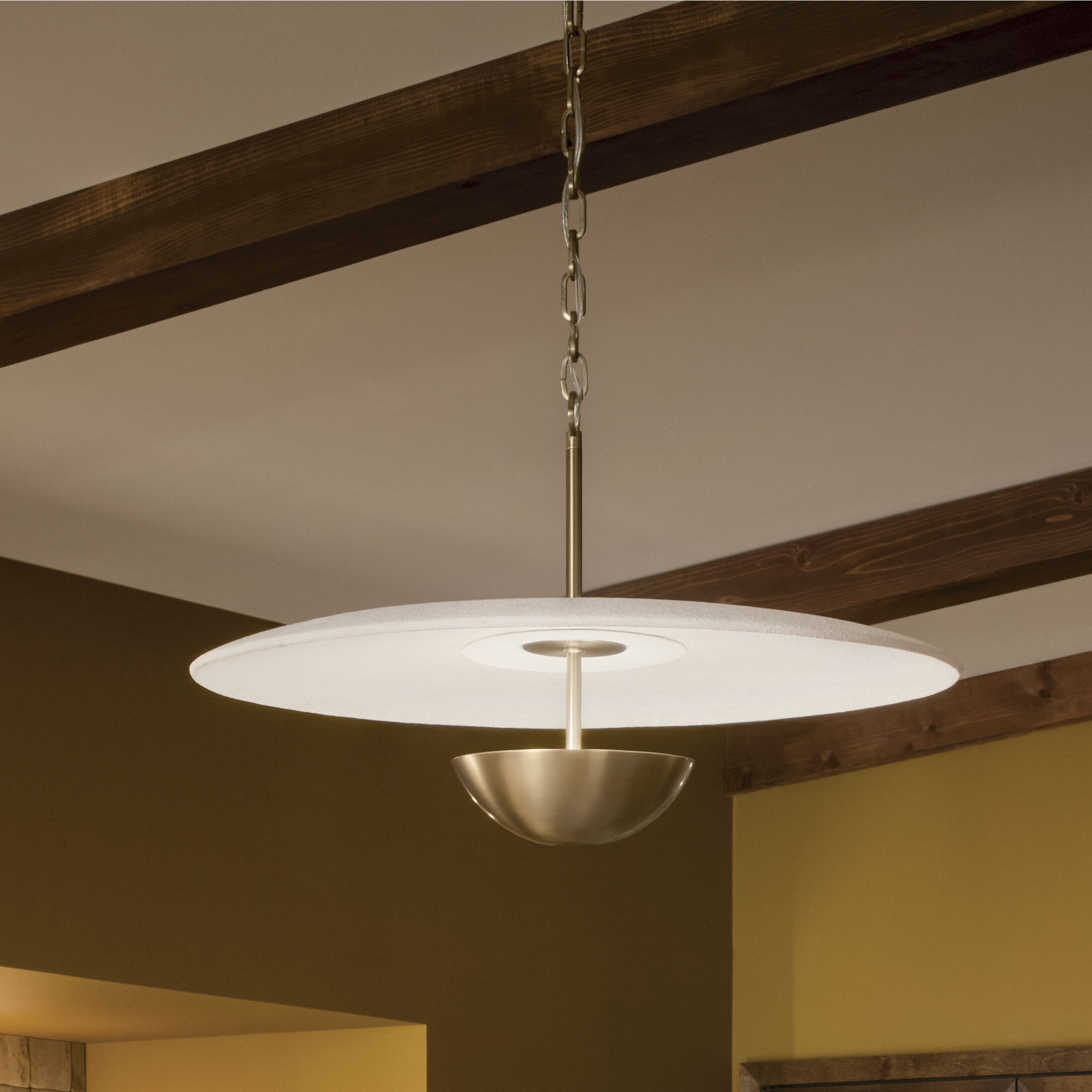 Mikale LED Champagne Bronze Pendant Ceiling Light