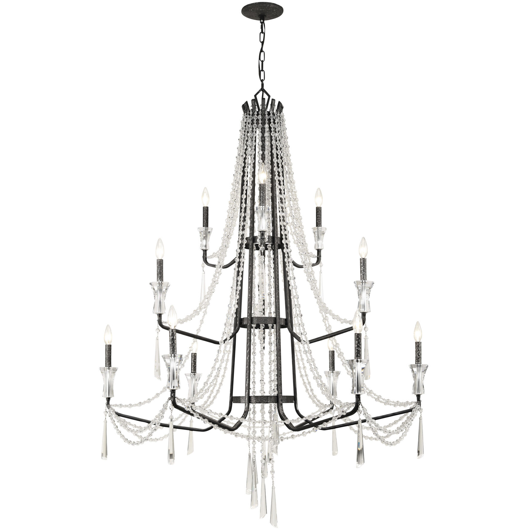 Barcelona 12 Light 44 inch Onyx Chandelier Ceiling Light