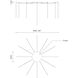Marquee LED 16 inch White Multi Pendant Canopy System Ceiling Light
