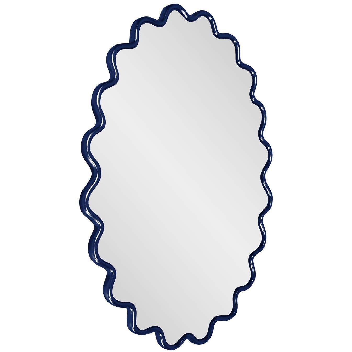Cloud 36 X 24 inch Navy Mirror