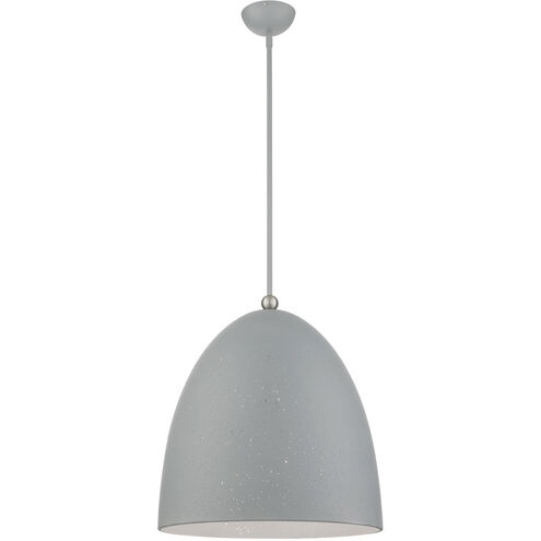 Arlington 3 Light 19 inch Nordic Gray with Brushed Nickel Accents Pendant Ceiling Light