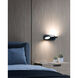 Novel LED 13.25 inch Black Bath Vanity Wall Light