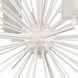 Sea Urchin 6 Light 27 inch White Coral Chandelier Ceiling Light