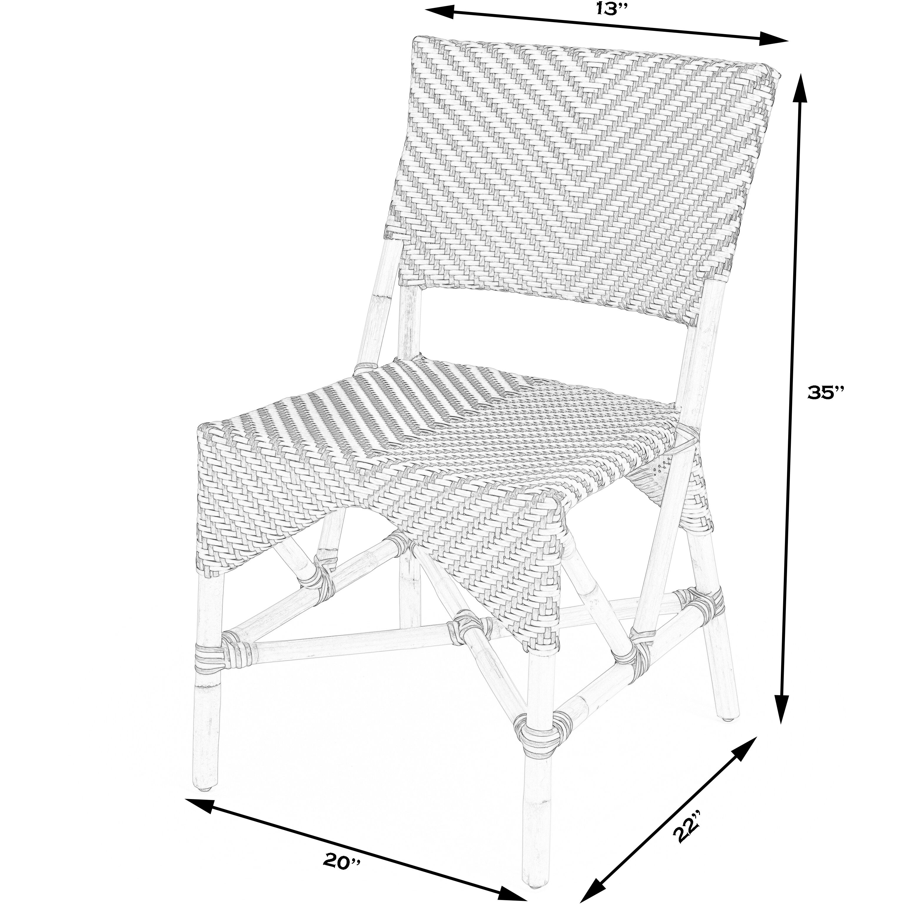 Ciel Brown Rattan Dining Chair