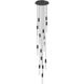 Strand LED 24 inch Black Multi Port Pendant Ceiling Light