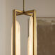Avian 4 Light 10 inch Brushed Brass Pendant Ceiling Light
