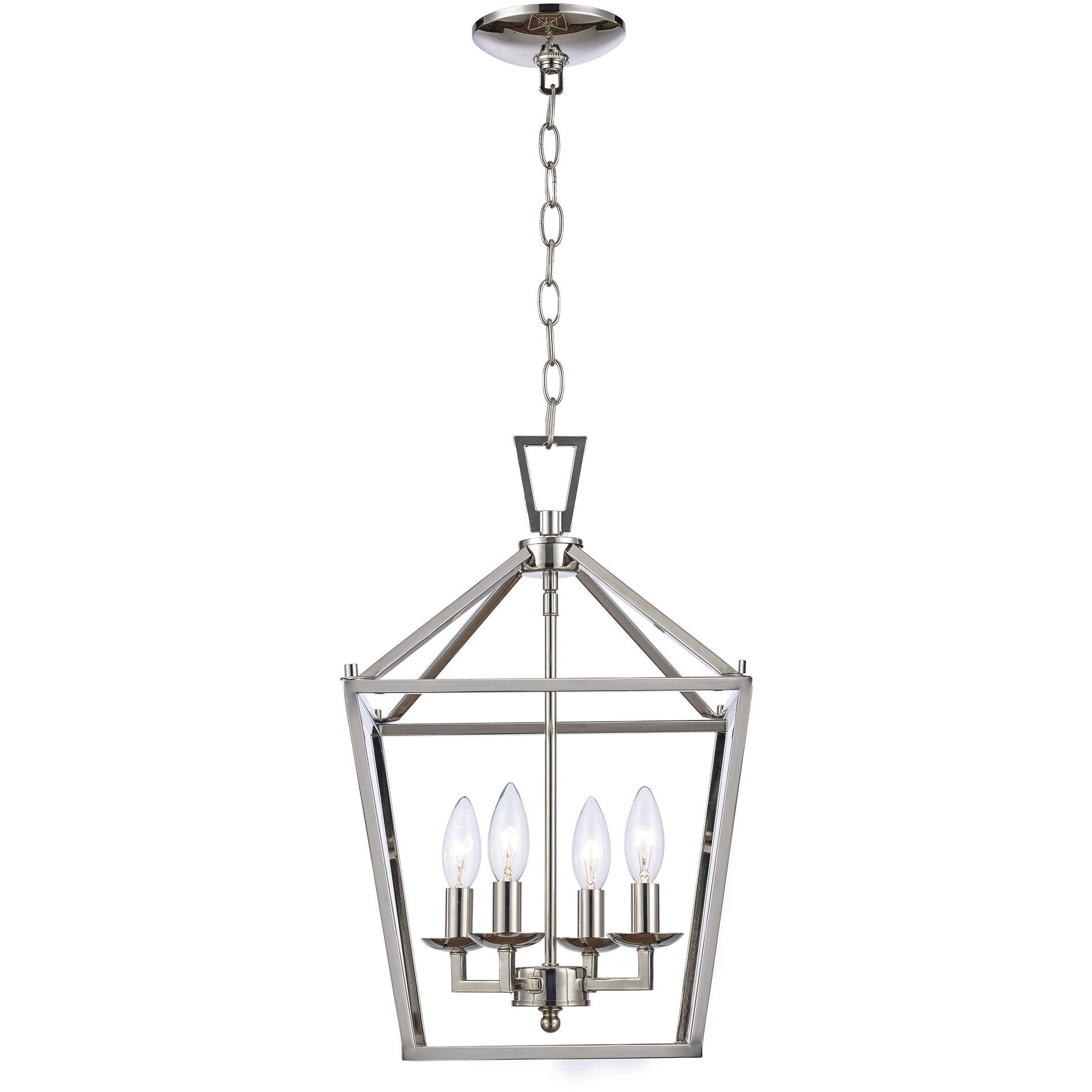 Lacey 4 Light 12 inch Polished Chrome Pendant Ceiling Light